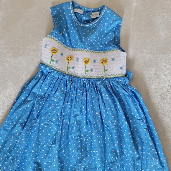 Carriage Boutique Other - Carriage Boutique Smocked Dress Sunflower Size 5